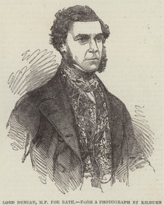 Lord Duncan, MP for Bath (gravering) av English School