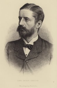 Lord George Hamilton av English School