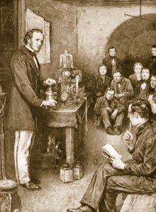 Lord Kelvin begynte sine vitenskapelige undersøkelser i Glasgow i en vinkjeller som han gjorde om til et laboratorium av English School
