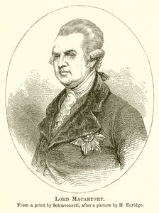 Lord Macartney av English School