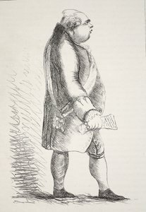 Lord North, faksimile av et gammelt trykk av English School
