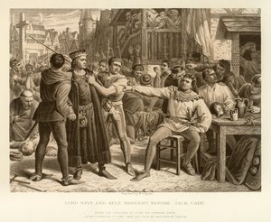 Lord Saye og Sele førte Jack Cade av English School