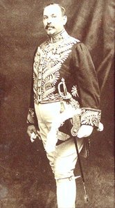Louis Botha (1862-1919) (s/hvitt-bilde) av English School
