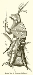 Louis, hertug av Bourbon, døde 1410 av English School