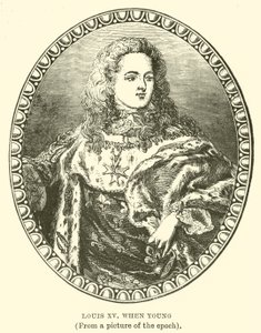 Louis XV da han var ung av English School