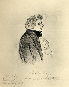 Luigi Lablache (1784-1858) (gravering) av English School