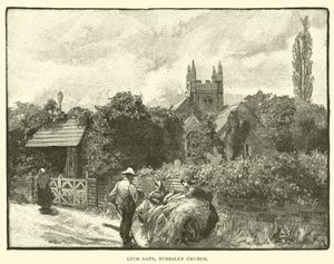 Lych Gate, Eversley Church (gravering) av English School