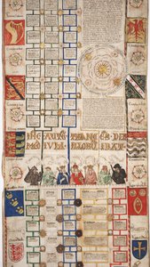 MS Lewis E 201 seksjon 4, Chronicle of the History of the World from Creation to Woden, with a Genealogy of Edward IV, c.1461 av English School