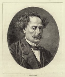 M Alexandre Dumas (gravering) av English School