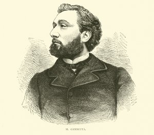 M Gambetta, september 1870 av English School