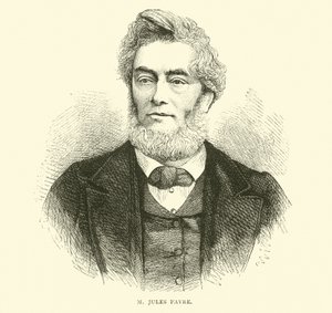 M Jules Favre, september 1870 av English School