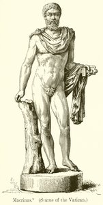 Macrinus. (Statue av Vatikanet) av English School