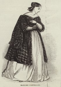 Madame Castellan (gravering) av English School