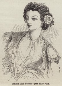 Madame Lola Montes (gravering) av English School