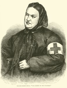Madame Marie Simon, The Friend of the Wounded, januar 1871 av English School