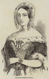 Madame Rossi-Caccia (gravering) av English School