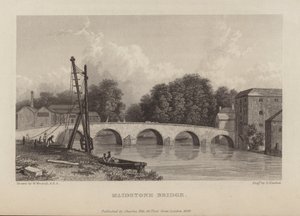 Maidstone bridge av English School