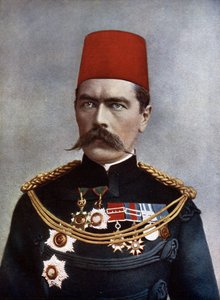 Generalmajor Lord Horatio Herbert Kitchener (1850-1916) fra Khartoum og Broome, illustrasjon fra 