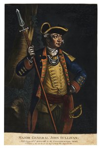 Generalmajor John Sullivan, 1776 (håndfarget mezzotint)