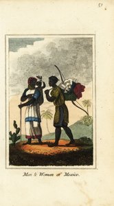 Mann og kvinne i Mexico av English School