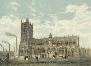 Manchester Cathedral, South East View av English School