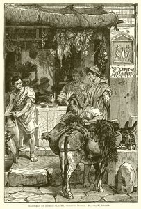 Manners of Roman Slaves.--Gate i Pompeii av English School