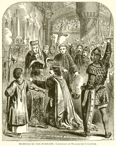Manners of the Normans.--Kroning av Vilhelm Erobreren av English School