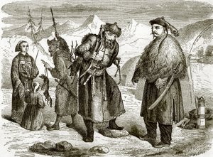 Mantchurians og Tungusians fra trans-Baikal-distriktet av English School