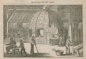 Produksjon av glass av English School