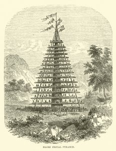 Maori festpyramide av English School
