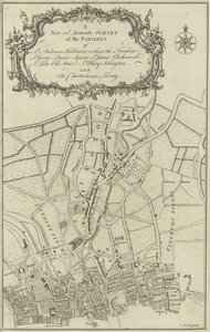 Kart over Islington, Clerkenwell, Holborn og Finsbury