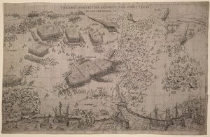 Maps.C.C.5.a.409 Slaget ved Pinkie, ca. 1547-48 (gravering) av English School