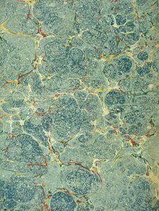 Marmor endepapir, 1950-tallet. av English School