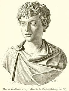 Marcus Aurelius som gutt. (Byste i Capitol, Galleri, nr. 70)
