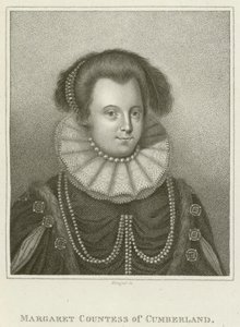 Margaret, grevinne av Cumberland (gravering) av English School