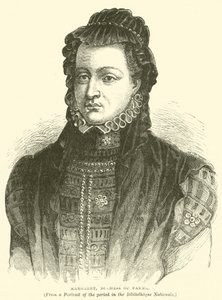 Margaret, hertuginne av Parma (gravering) av English School