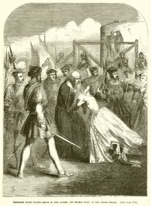 Margaret Roper tar avskjed med sin far, Sir Thomas More, på Tower Wharf av English School