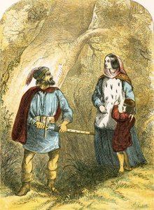 Margaret av Anjou og sønnen hennes møter raneren i skogen av English School