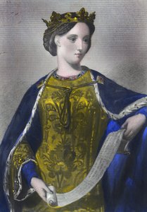 Marguerite av Frankrike, dronning av Edward I, trykt av Henry G. Bohn, London, 1856 av English School