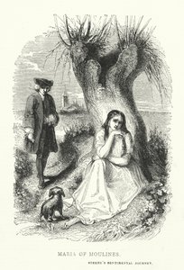 Maria av Moulines (gravering) av English School