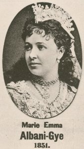 Marie Emma Albani-Gye (gravyr) av English School