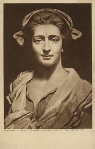 Marie Tussaud , fransk kunstner og voksskulptør (lito) av English School