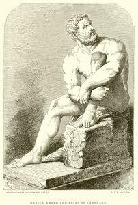 Marius, blant ruinene av Kartago