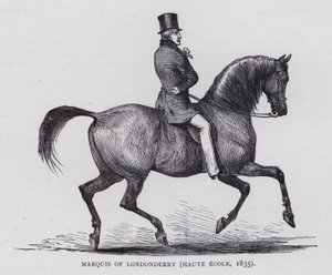 Marquis of Londonderry (gravering) av English School