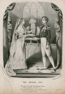 Ekteskap med dronning Victoria og prins Albert, 10. februar 1840 av English School