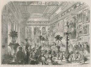 Ekteskap med Sir Robert Peel og Lady Emily Hay av English School