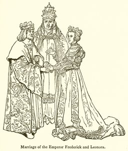 Ekteskap med keiser Frederick og Leonora av English School