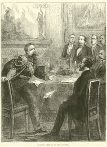 Marshal Leboeuf ved rådet, 1870 av English School