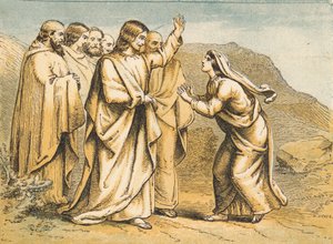 Marta møter Jesus etter Lasarus