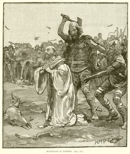 Märtyrertod von Alphege von English School